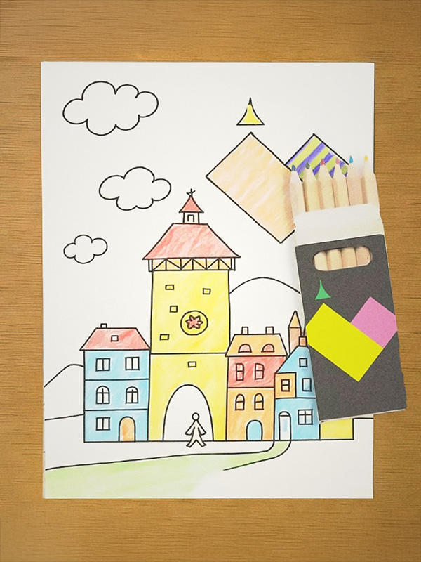 Kindermalbild Tübinger Tor